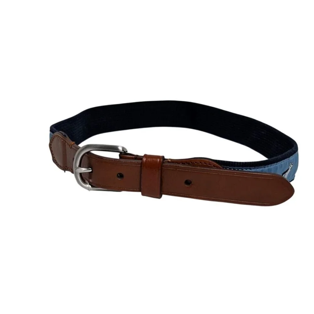J Crew Crewcuts Boys Critter‎ Belt Husky Dog Print Medium